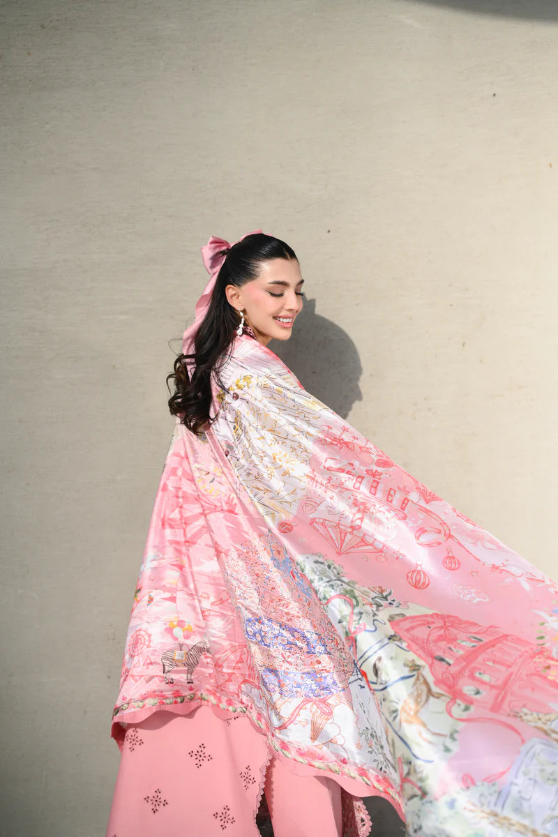 BABY BLUSH PINK LUXURY EMBROIDERED LAWN SET (NEL-26612)