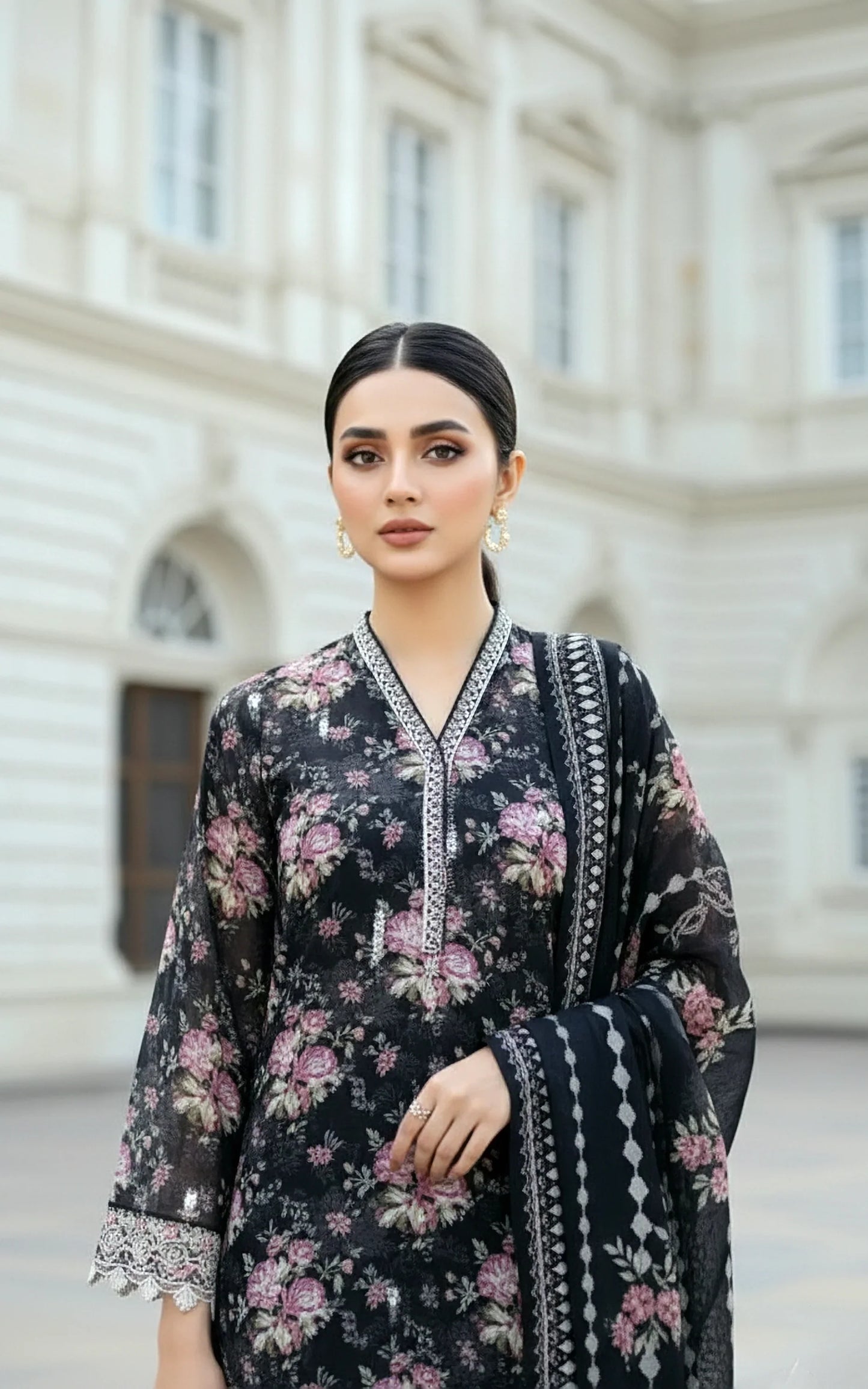 PRINTED LAWN DUPATTA KOMAL LAWN
