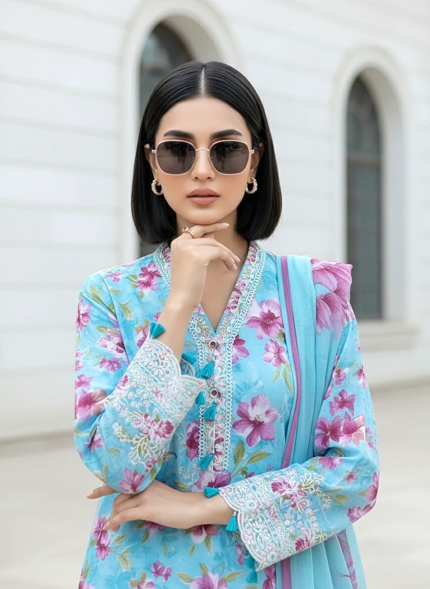 PRINTED CHIFFON DUPATTA KOMAL LAWN