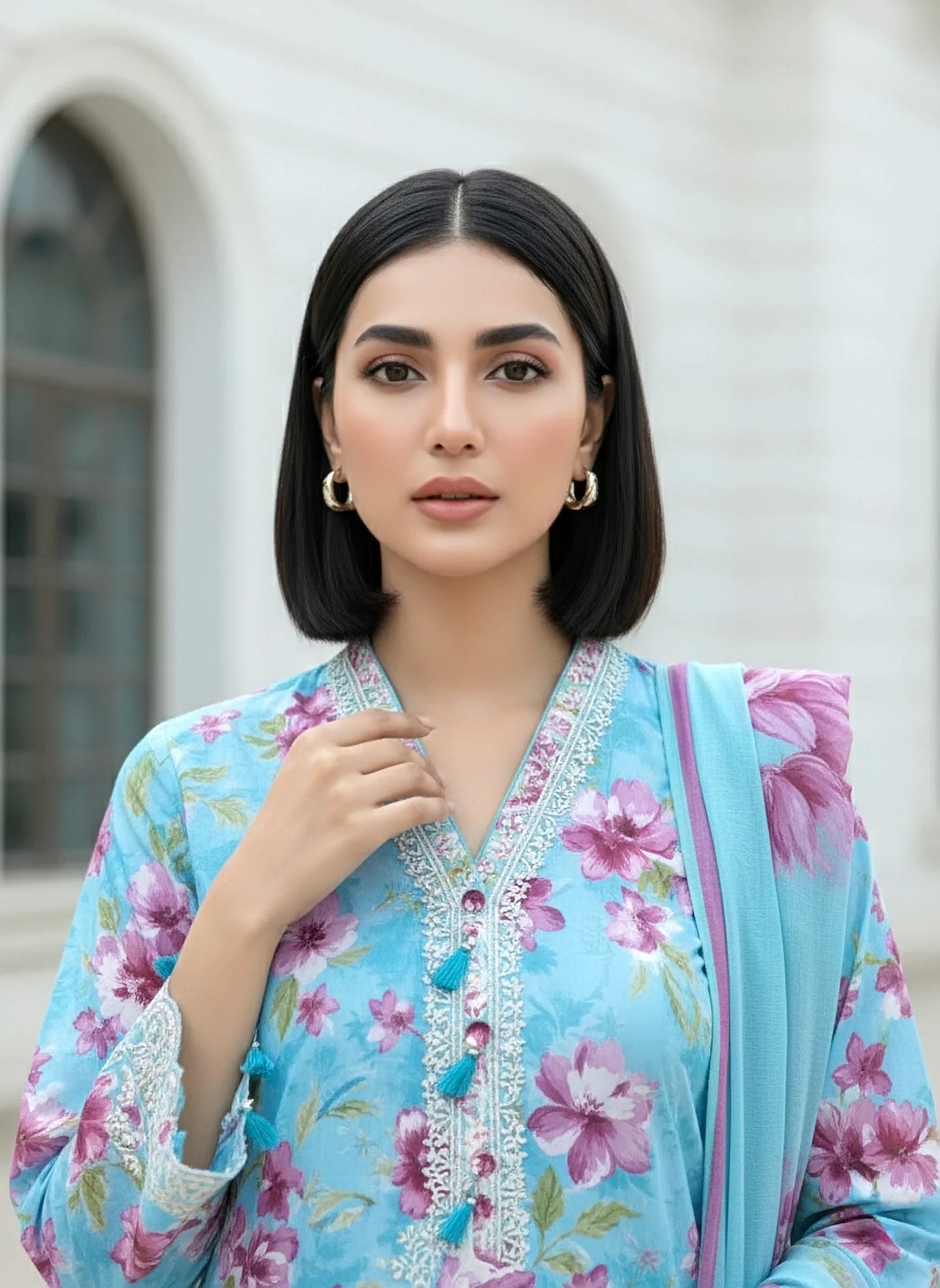 PRINTED CHIFFON DUPATTA KOMAL LAWN