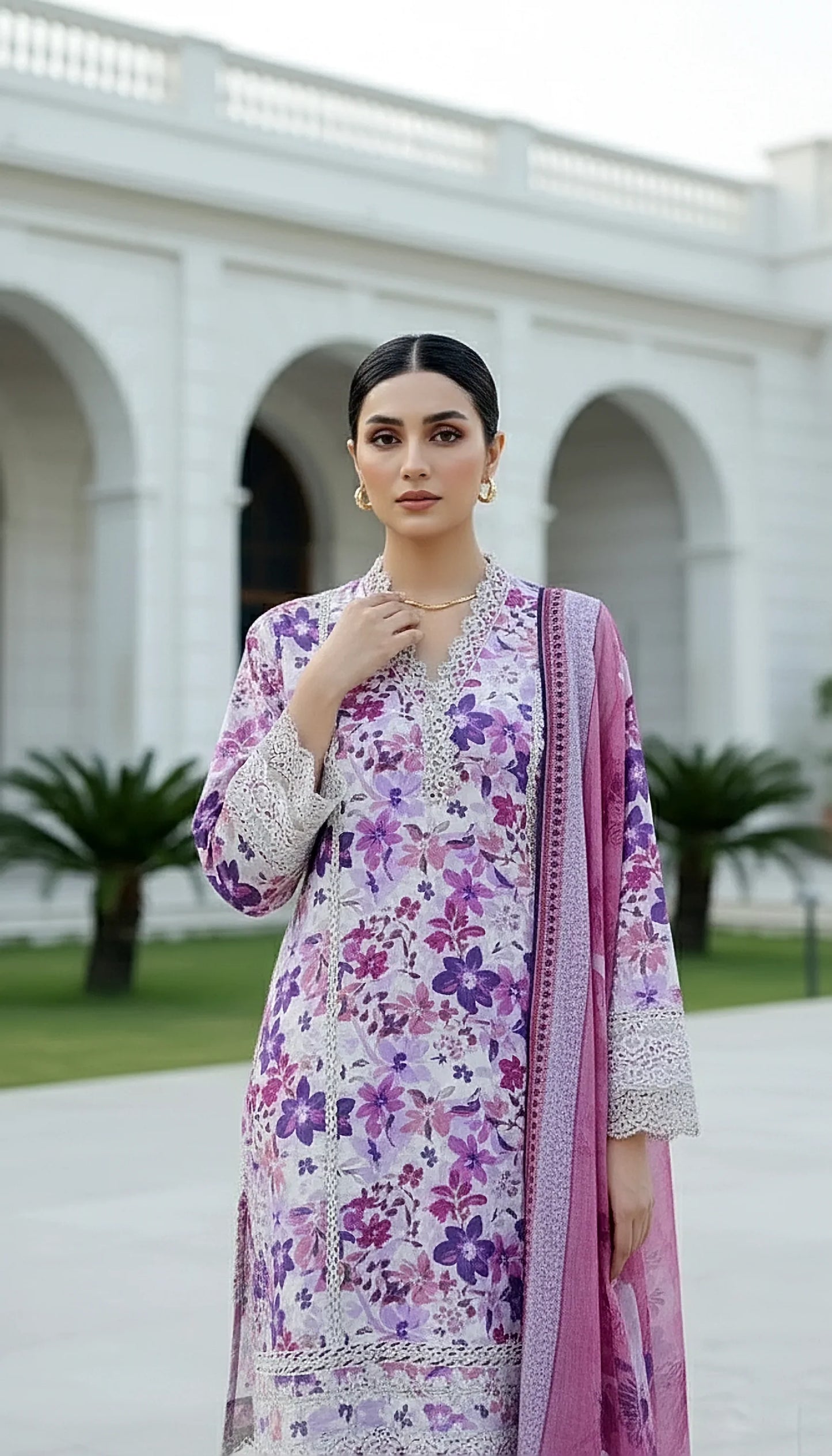 PRINTED CHIFFON DUPATTA KOMAL LAWN