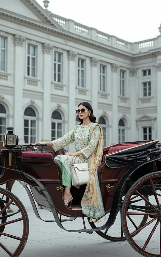 PRINTED LAWN DUPATTA KOMAL LAWN