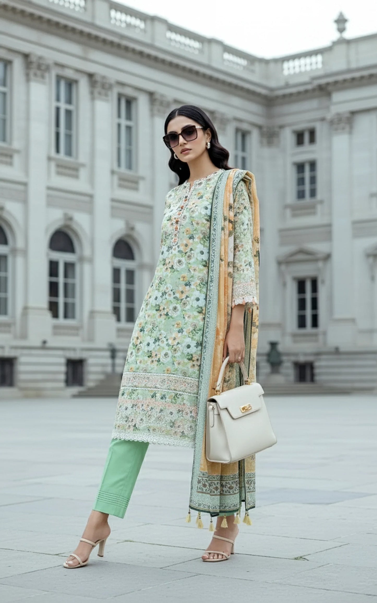 PRINTED LAWN DUPATTA KOMAL LAWN