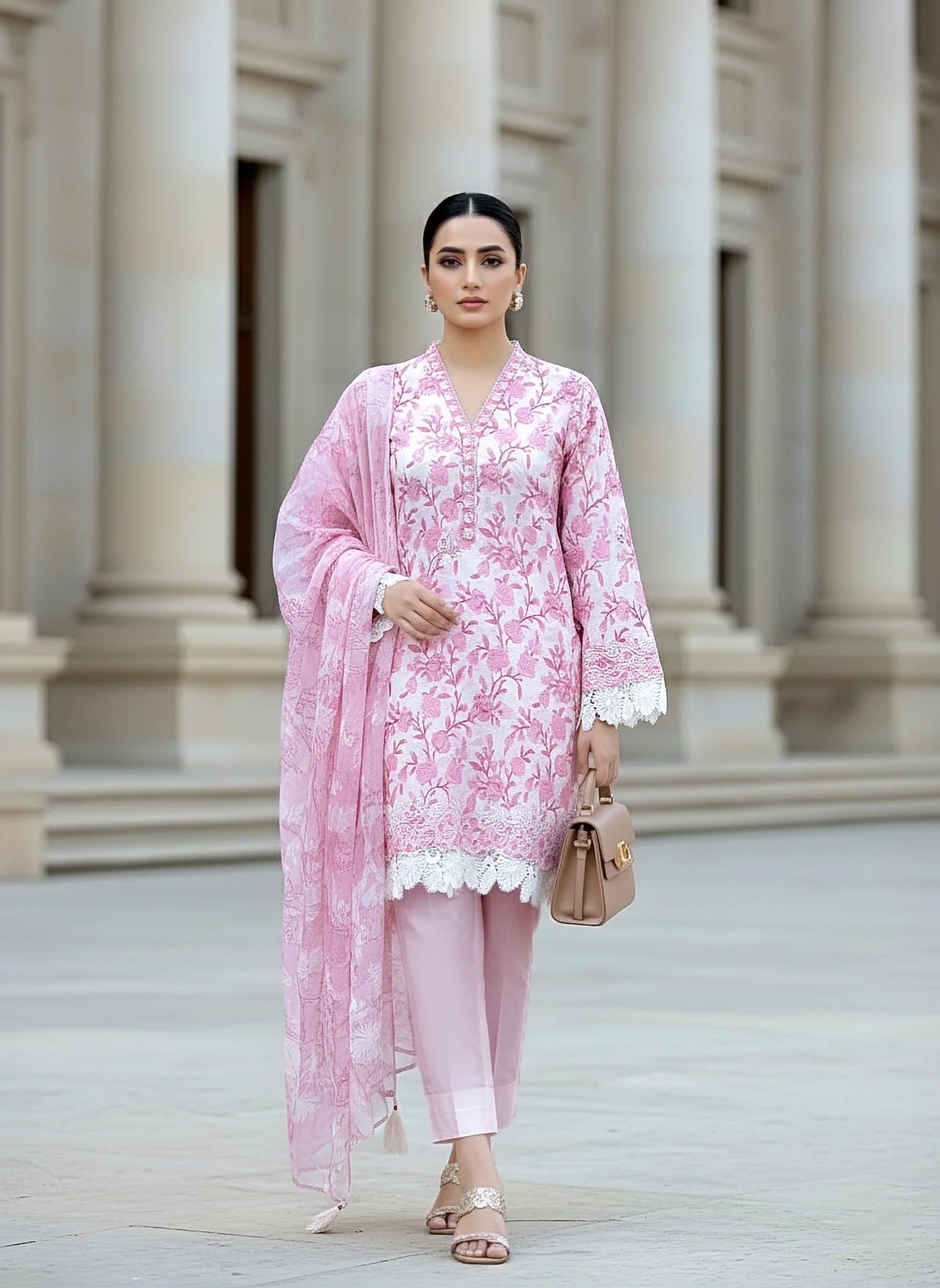 PRINTED CHIFFON DUPATTA KOMAL LAWN