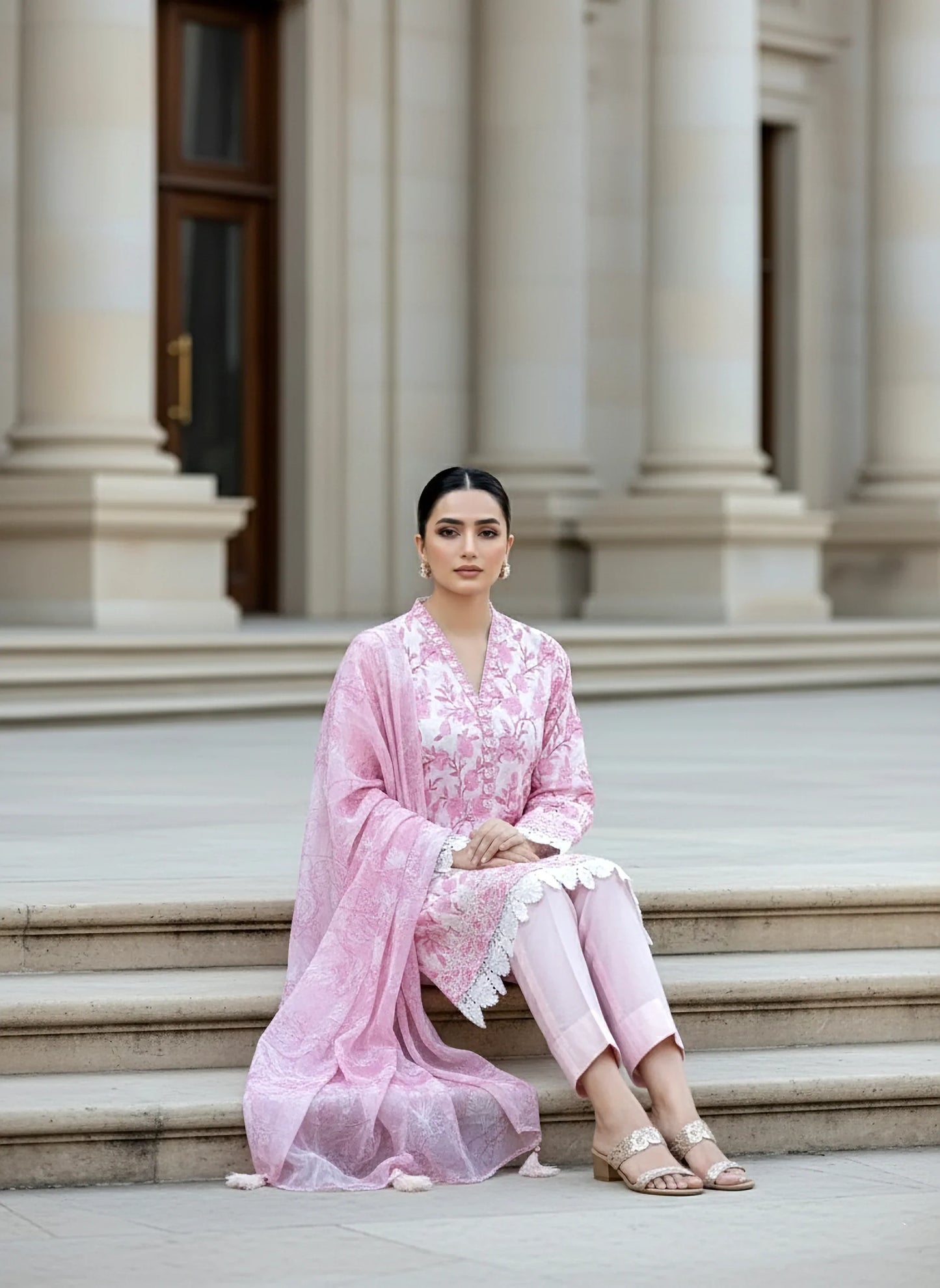 PRINTED CHIFFON DUPATTA KOMAL LAWN