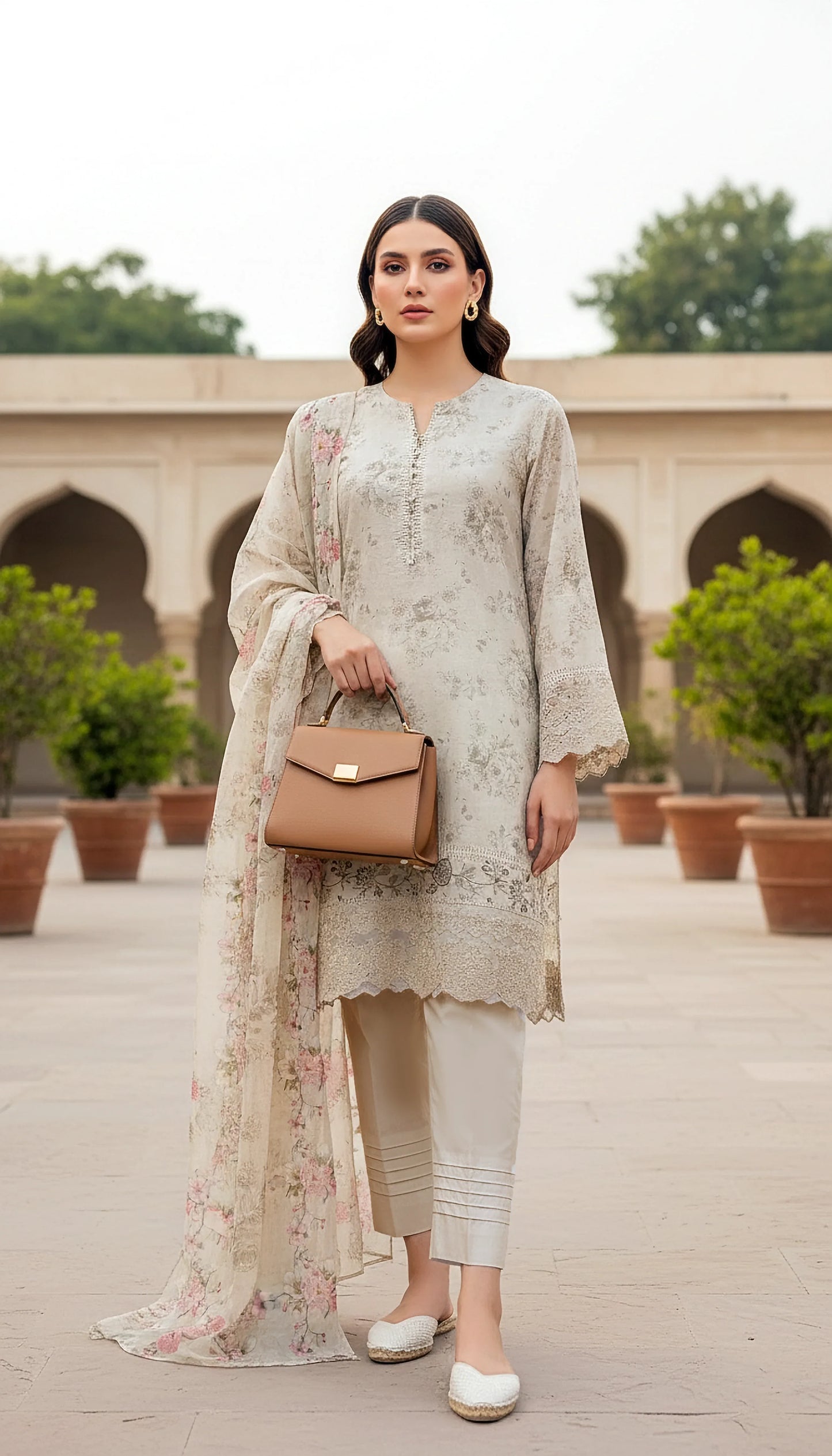 PRINTED EMBROIDERED KOMAL LAWN