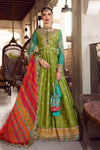 Sateen CST-502-Green and Ferozi