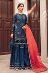 Sateen CST-505-Royal Blue and Salmon