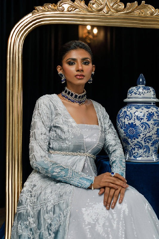 EMBROIDERED DRESS WITH SKIRT Design Code: 7762.2