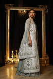 ORGANZA EMBROIDERED JACKET WITH SKIRT Design Code: 7030.2