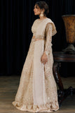 ORGANZA EMBROIDERED BLOUSE AND SKIRT Design Code: 7941.4