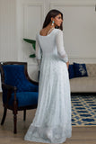CHIFFON EMBROIDERED DRESS Design Code: 7891
