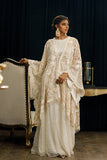 ORGANZA EMBROIDERED CAPE WITH MAXI Design Code: 4790.1