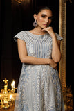 NET EMBROIDERED DRESS Design Code: 8051